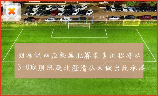 刘浩帆回应阮庭北赛前言论称将以3-0取胜阮庭北澄清从未做出此承诺